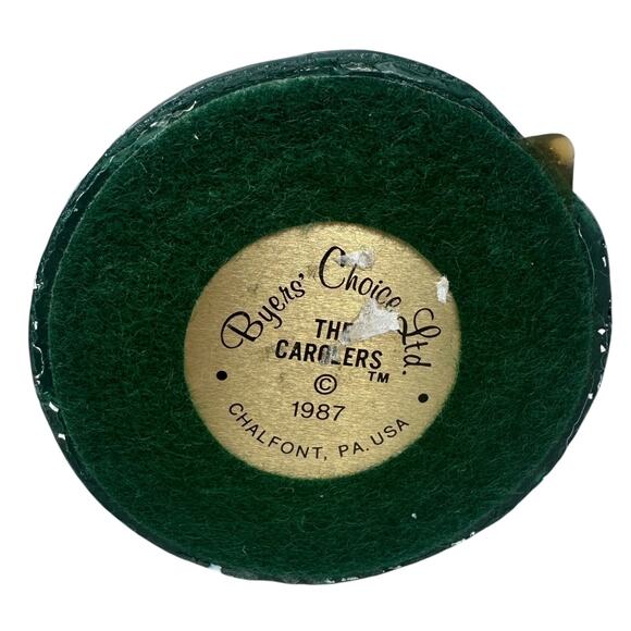 Vintage Byers Choice The Carolers Sheep Dog w/ Scarf Figurine Christmas 1987 Xm - Picture 6 of 10